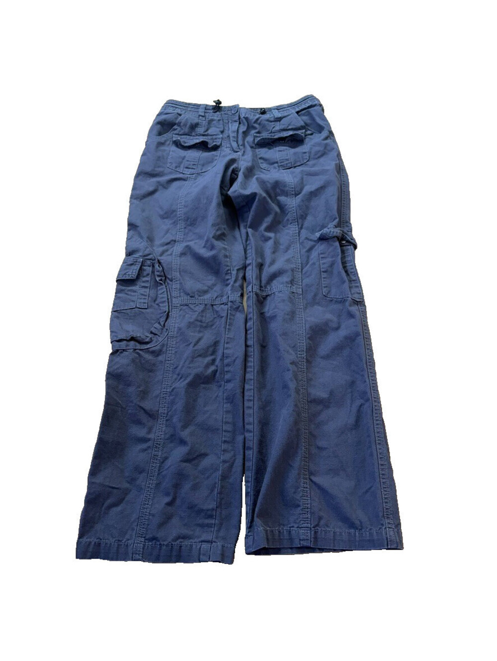 Brandy Melville Gray Cargo Pants One Size Mid Rise Wide Leg